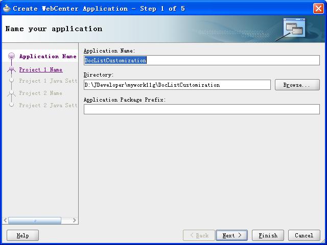Example of Custom WebCenter Application