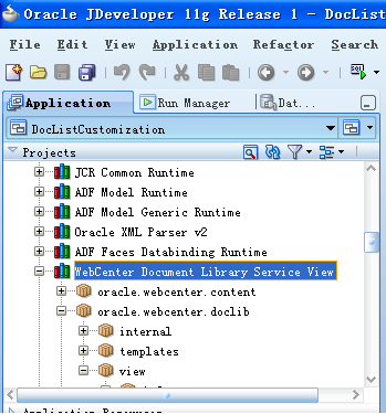 Example of showing libraries